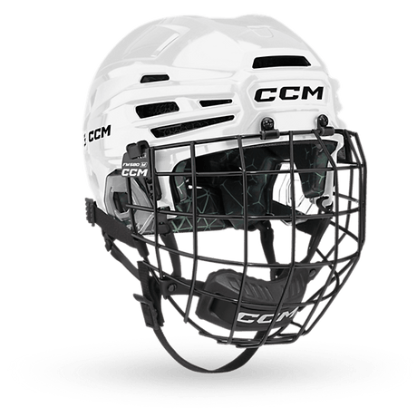 CCM FTW Helmet Combo - Professional Hockey Helmet with Cage Protection