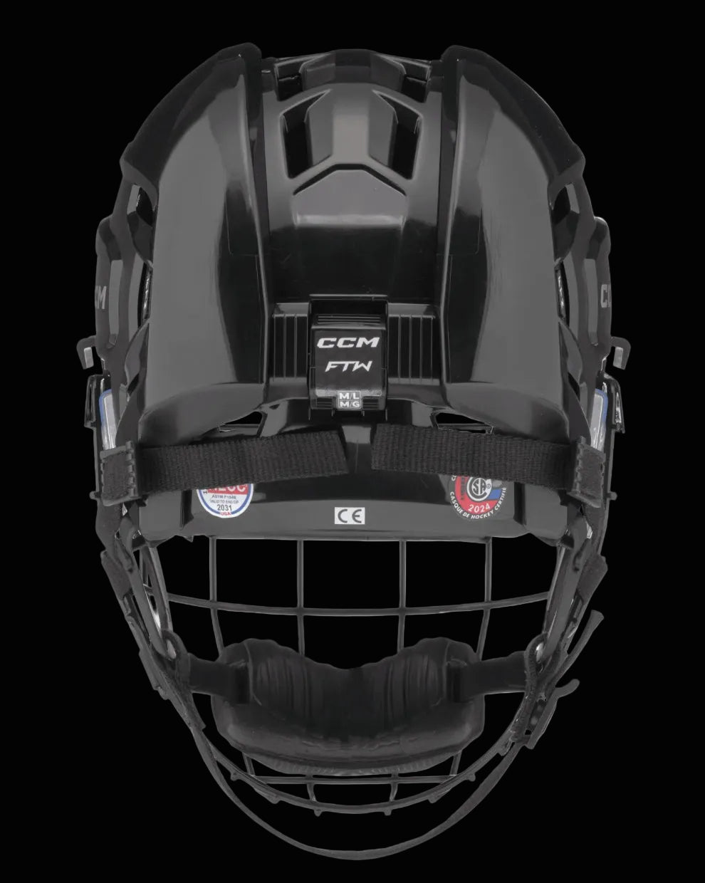 CCM FTW Hockey Helmet Back - Adjustable Sizing and Ventilation