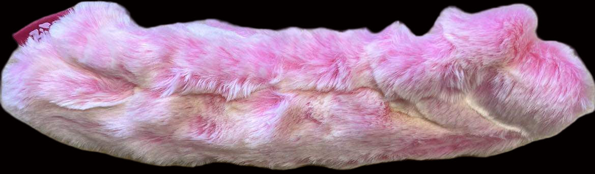 Guardog Soft Paws Fuzzies Blade Soakers in pink, absorbent protection for skate blades.