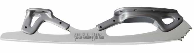 John Wilson Gold Seal Revolution Blades for figure skating, renowned for precision and control.