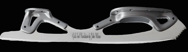 John Wilson Gold Seal Revolution Blades for figure skating, renowned for precision and control.