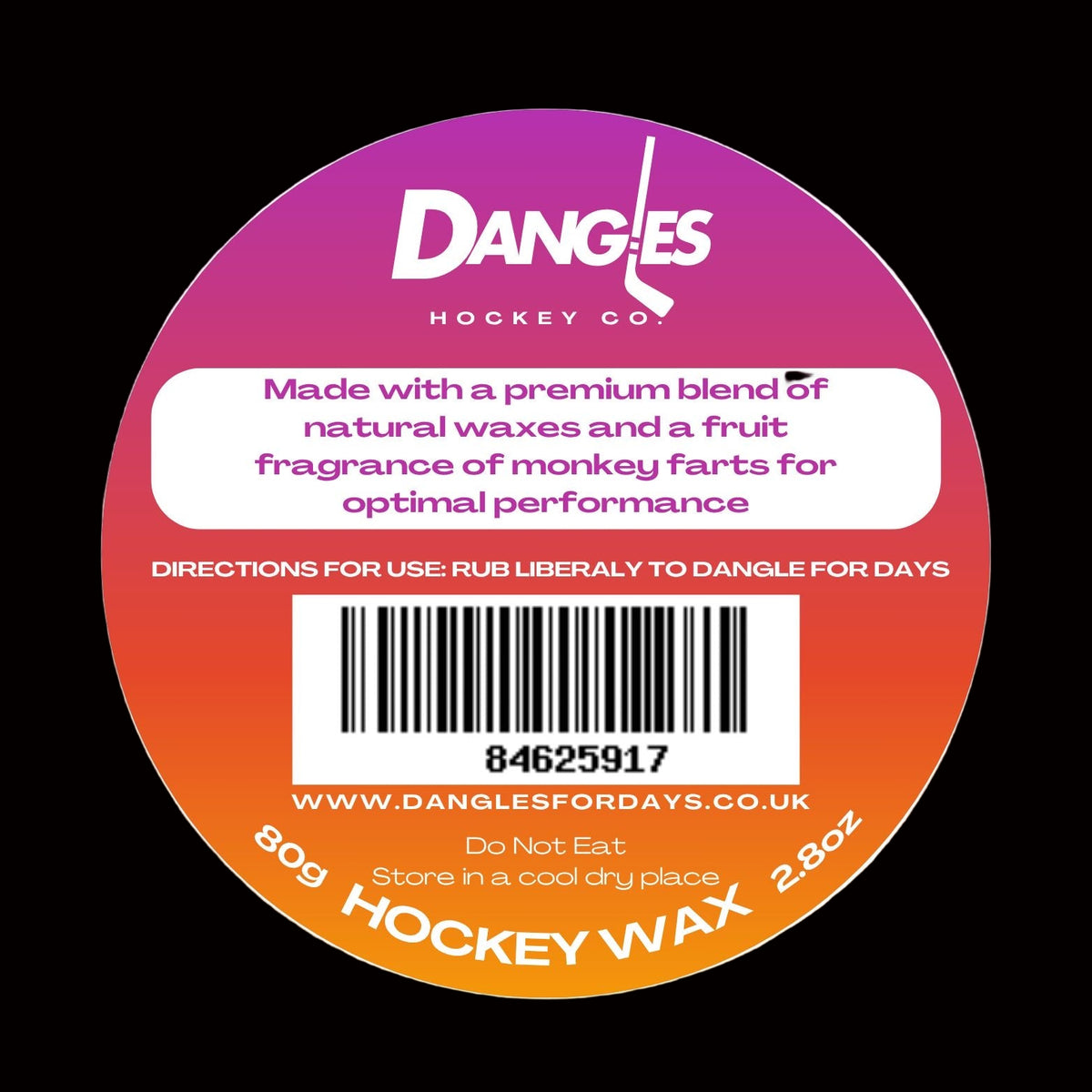 Dangles for Days Fruity Face-Off Ultra Tacky Hockey Wax