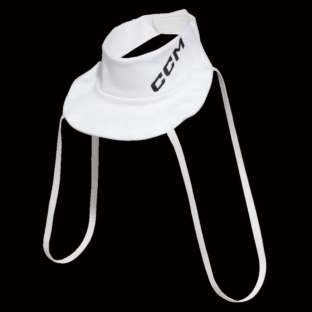 CCM Pro Neck Guard WHITE