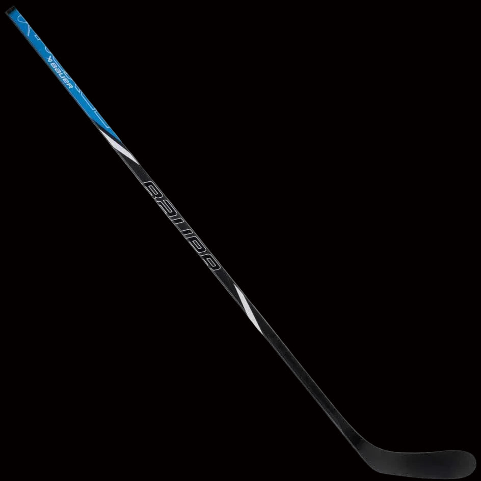 Bauer Nexus E40 Hockey Stick for developing athletes, featuring mid-kick technology to enhance gameplay skills.