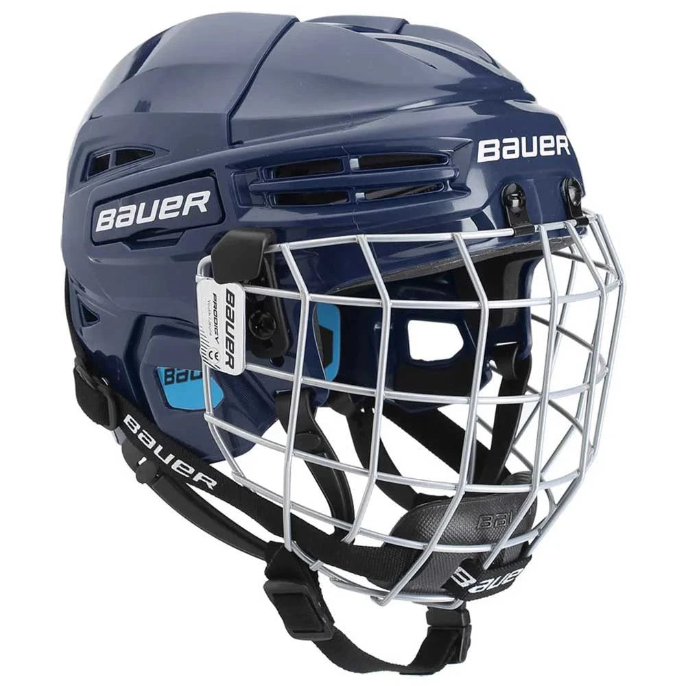 Bauer Prodigy Youth Hockey Helmet Combo - Complete Protection with Cage