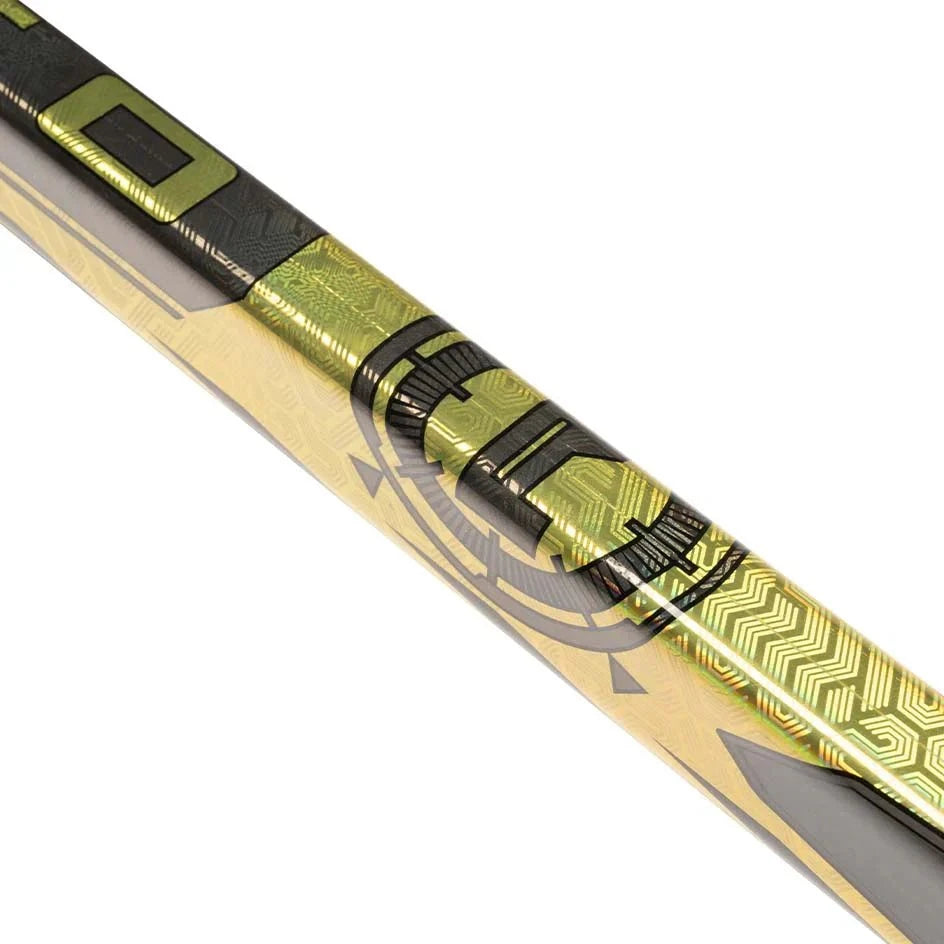 Limited Edition Bauer Proto R GOLD Hockey Stick with BORON Fiber Technology for enhanced shot power.