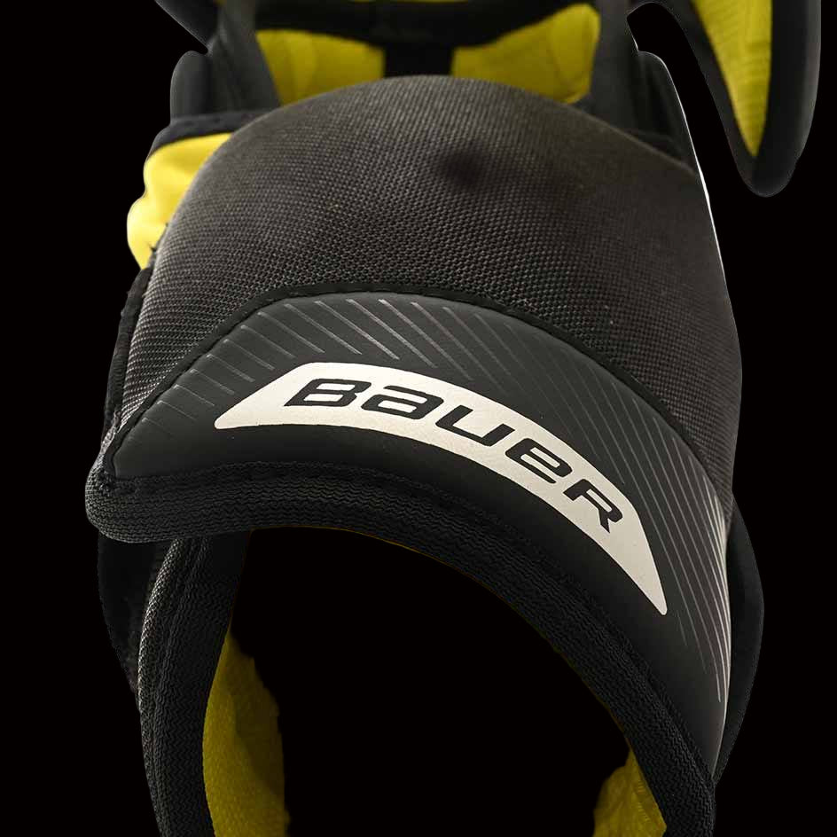 Bauer Supreme M3 Elbow Pads with low-profile split cap for flexibility and protection.
