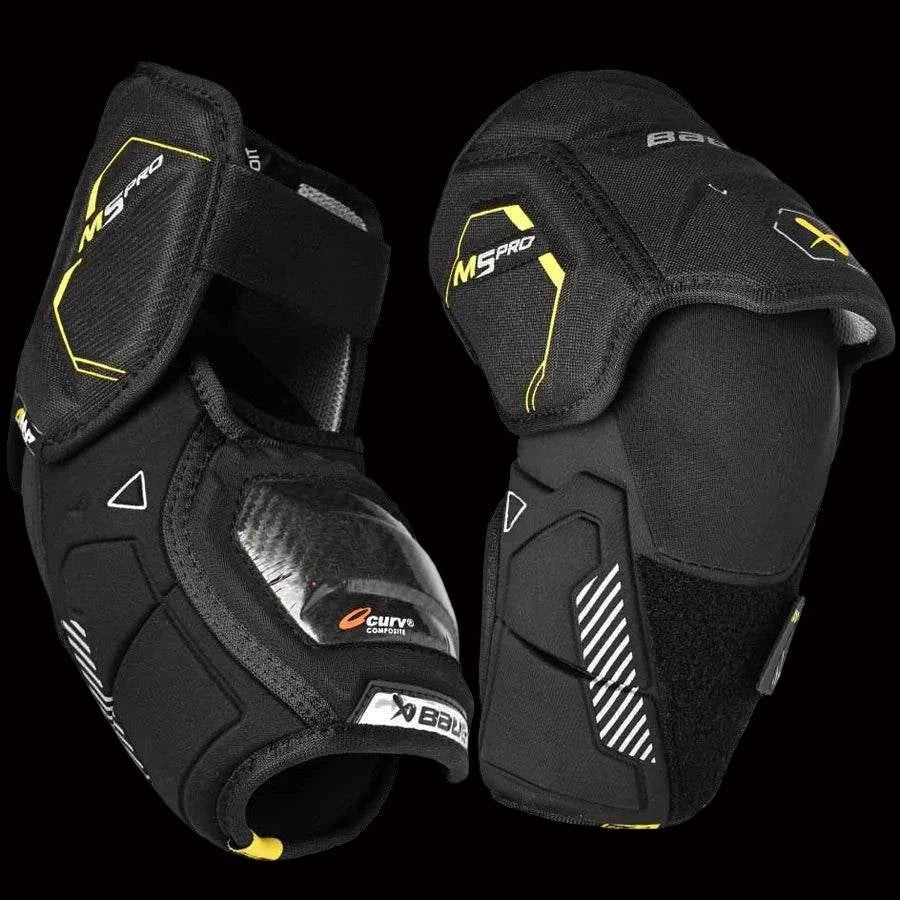 Bauer Supreme M5 Pro Elbow Pads with elite-level protection and ventilation system.