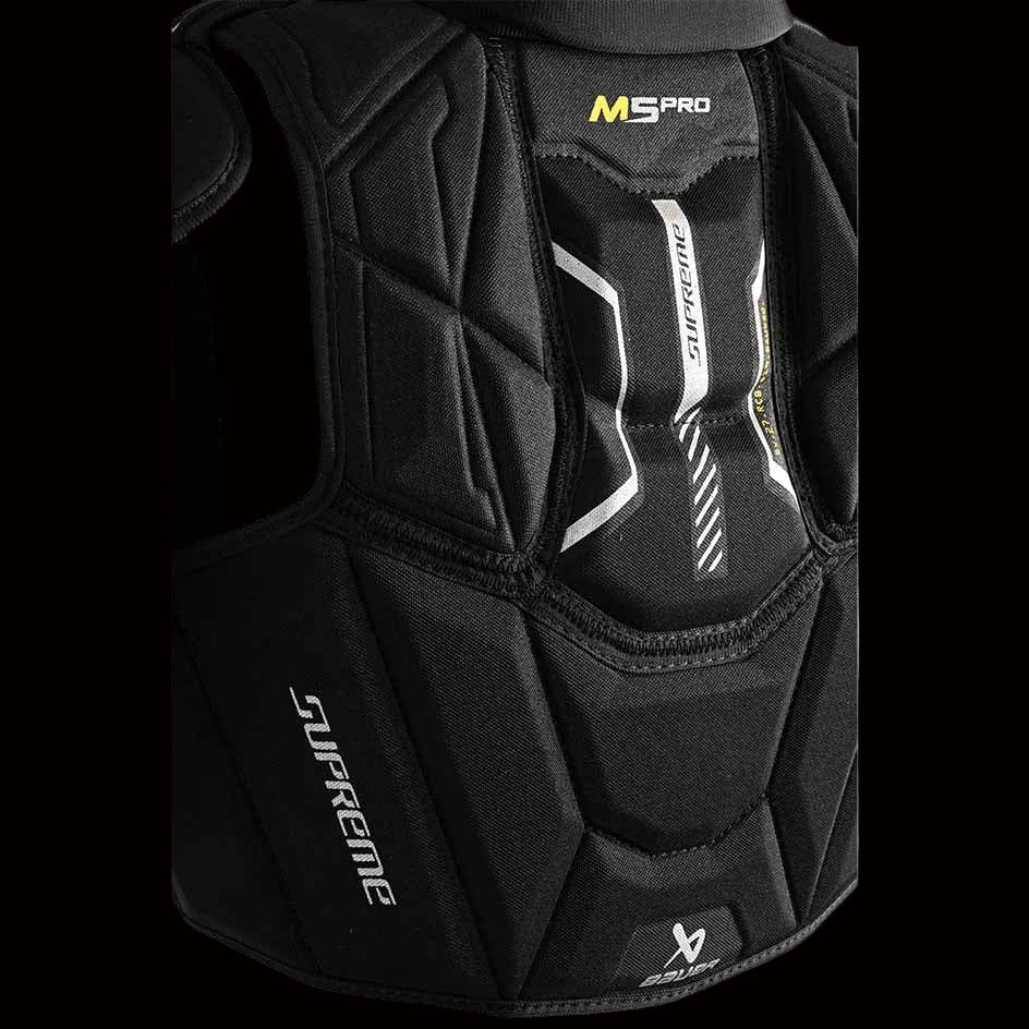 Bauer Supreme M5 Pro Shoulder Pads for premium protection and comfort on the ice.