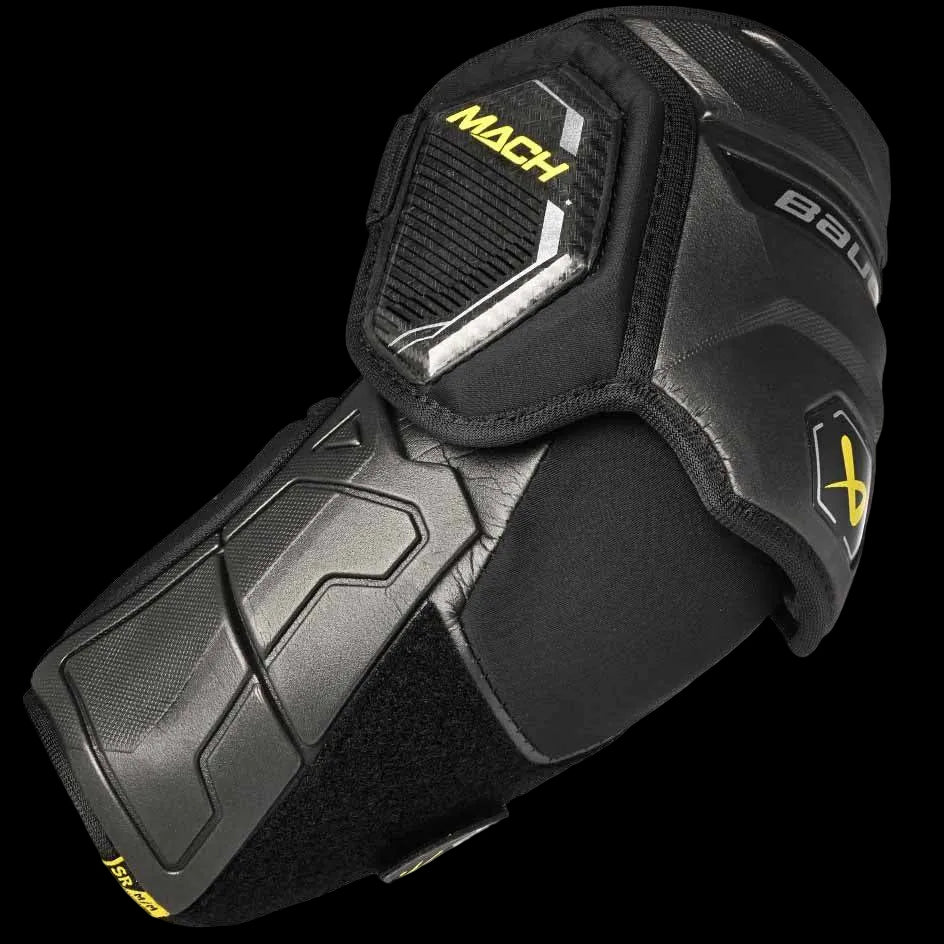 Bauer Supreme MACH Elbow Pads for optimal protection and flexibility in hockey.