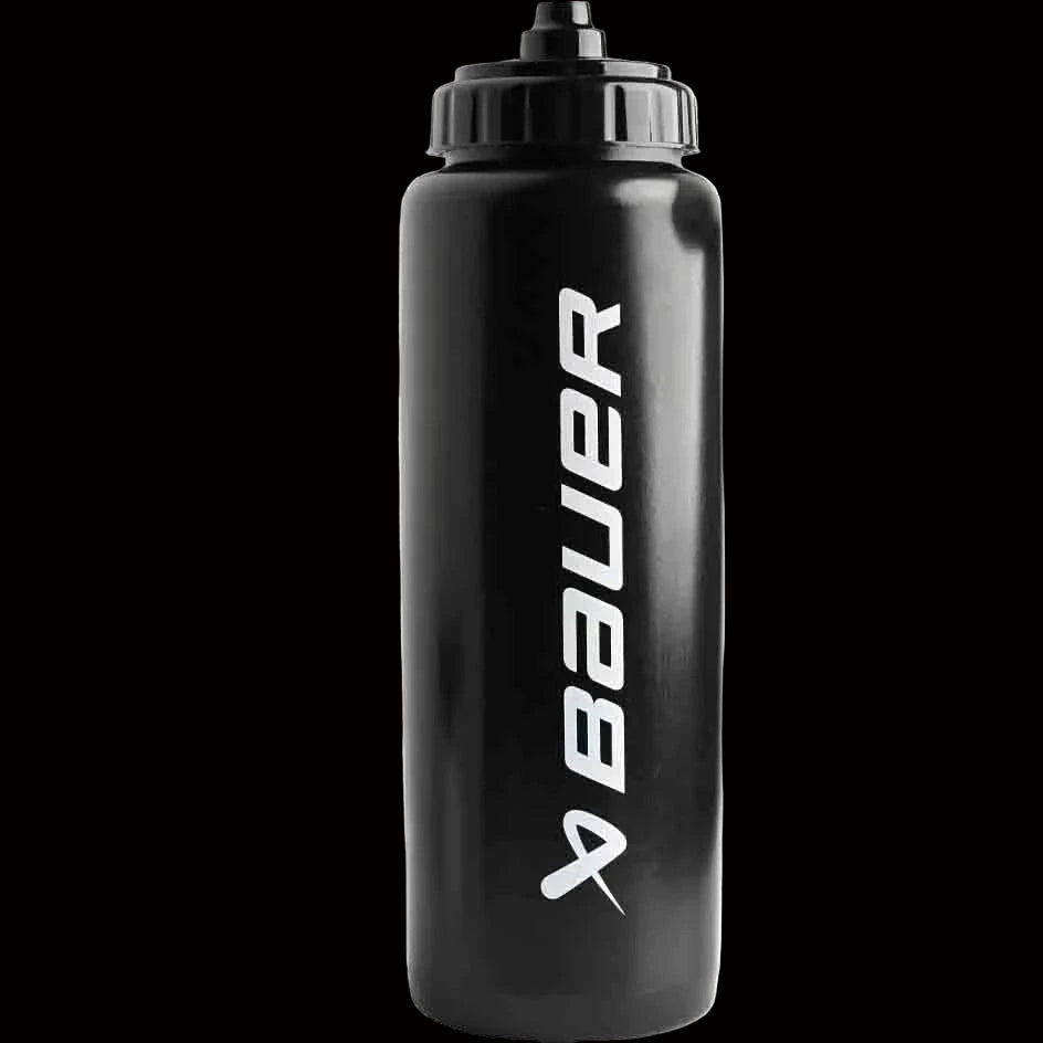 Bauer Valve Top Water Bottle with sports valve and 0.95L capacity.