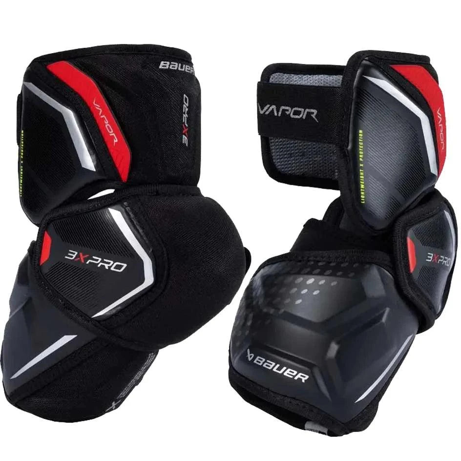 Bauer Vapor 3X Pro Elbow Pads - SALE! Save £14 - Elite 3-Piece Construction with 360-Forearm