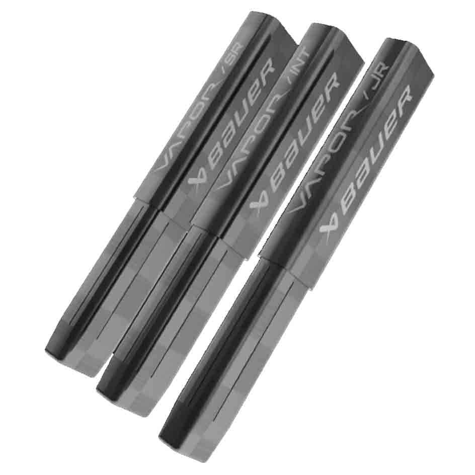 Hockey Stick Extension, end plug 'Bauer' branding on a white background