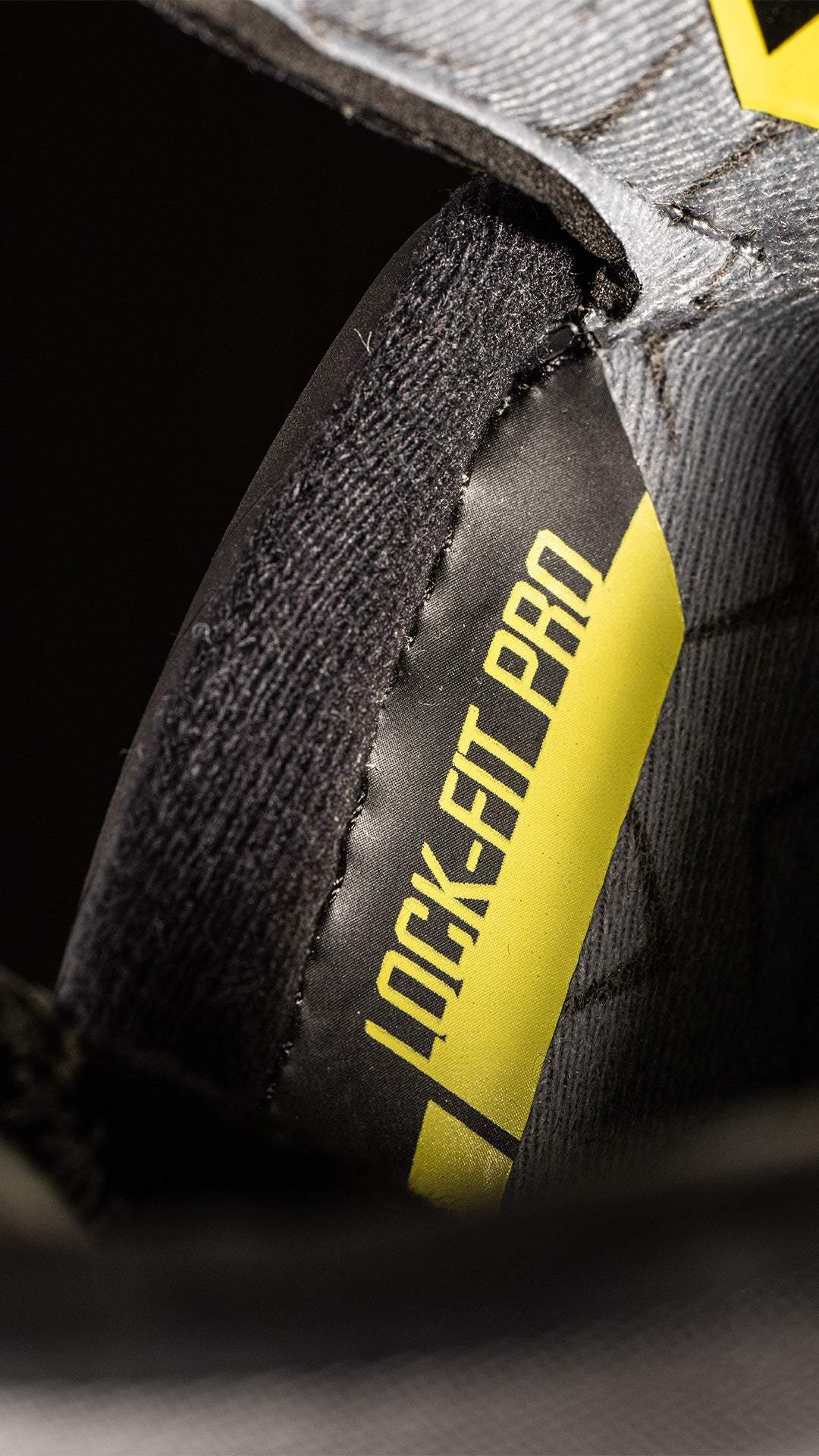 Bauer Vapor Hyperlite2 Skates close-up showing Lock-Fit Pro feature.