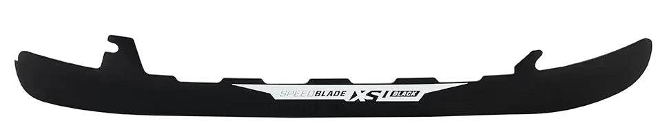 Black steel replacement skate blade runner for ice hockey skates