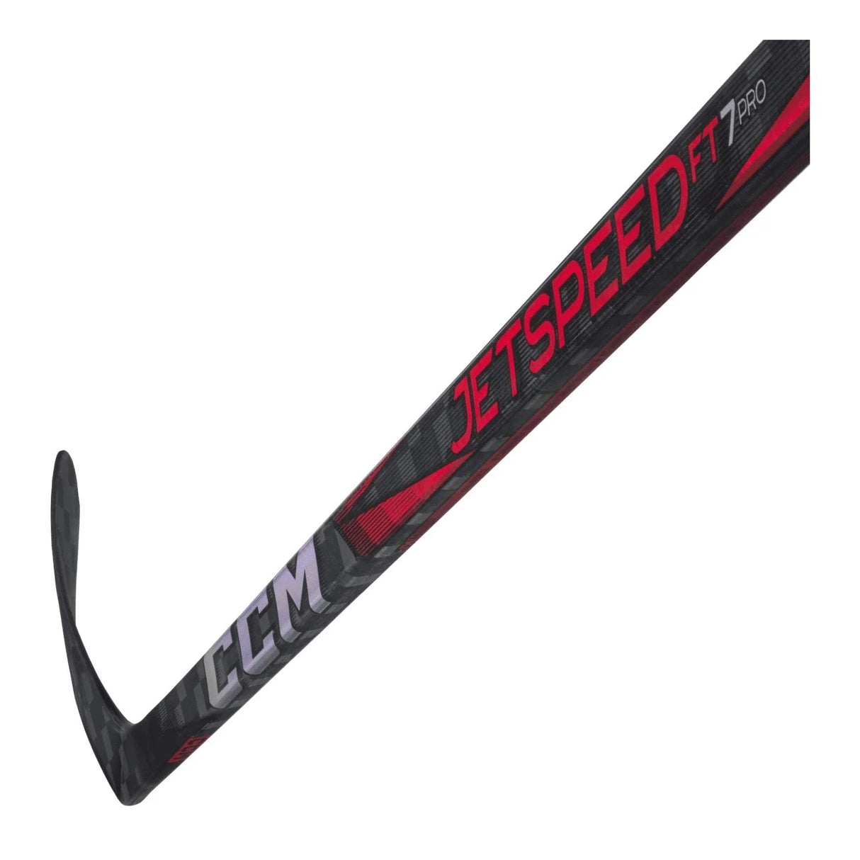 CCM Jetspeed FT7 Pro Ice Hockey Stick with lightweight carbon design and hybrid kickpoint.