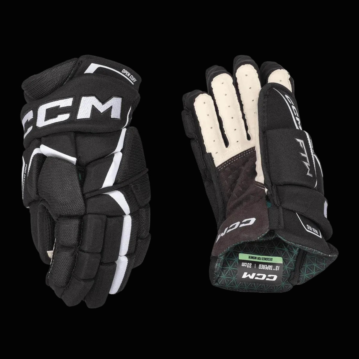 CCM FTW Hockey Gloves for women with lightweight, breathable design and enhanced grip.