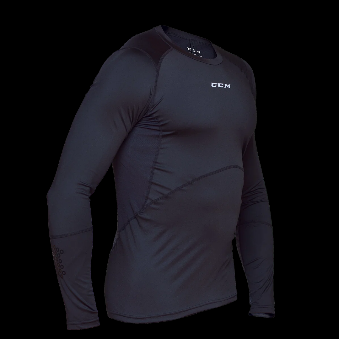 CCM 7164 Long Sleeve Compression Top With Gel