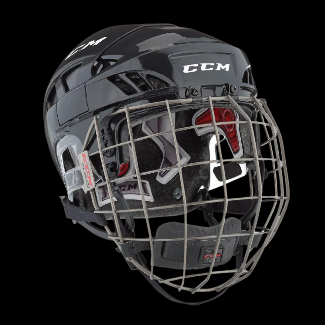 CCM Fitlite FL80 Hockey helmet Combo