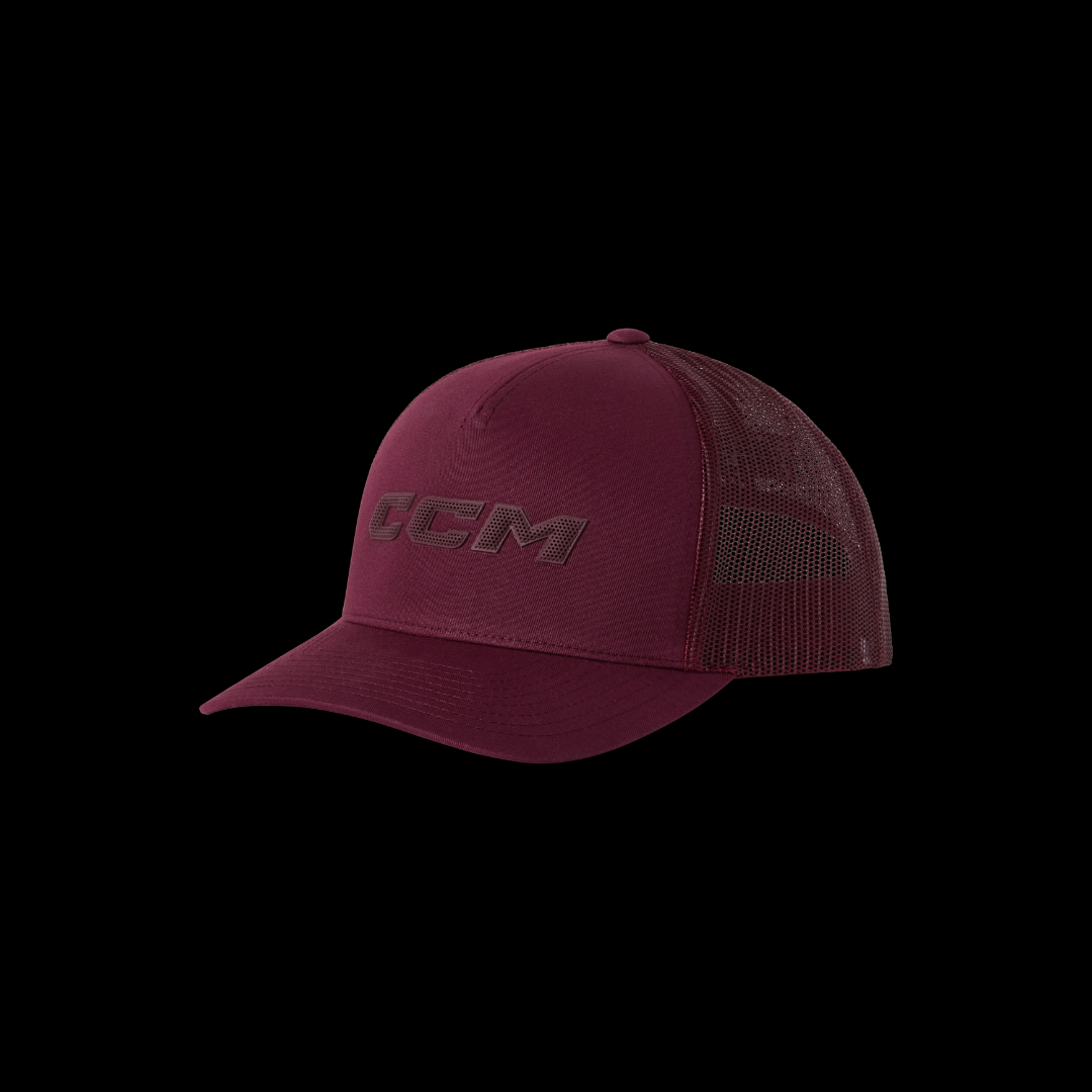 CCM HTR68A Casual Meshback Trucker Cap - Burgundy