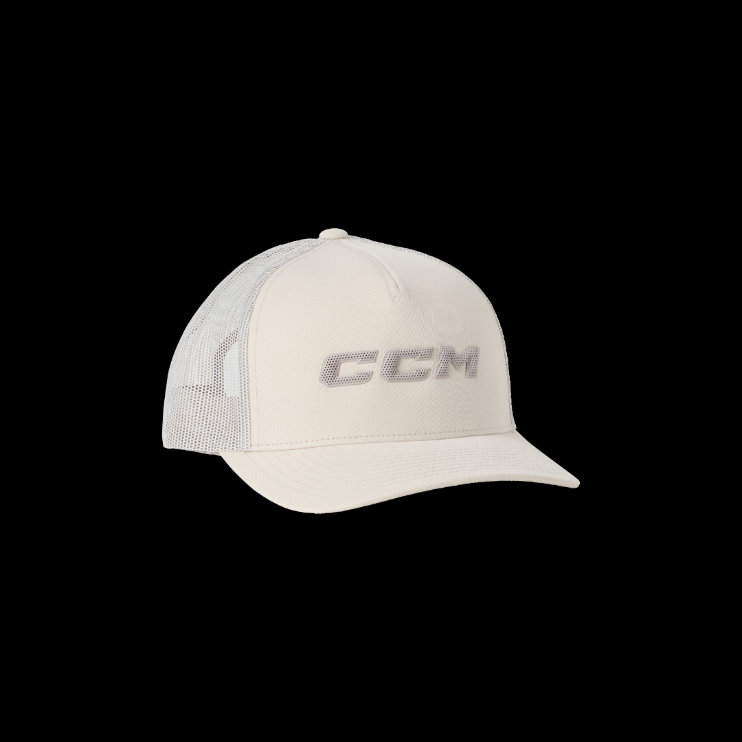 CCM HTR68A Casual Meshback Trucker Cap - Pearl Grey