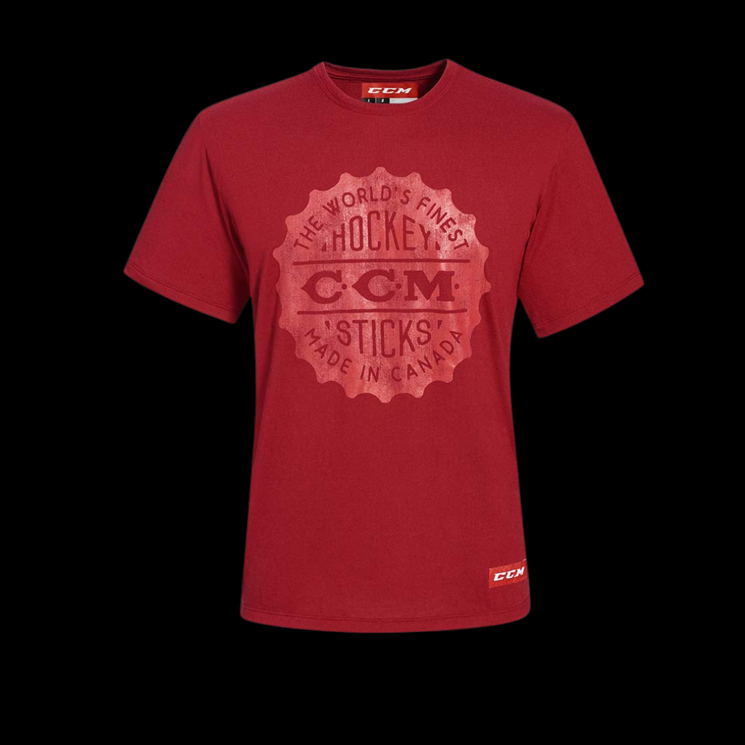 CCM Heritage Bottle Cap Logo Hockey Tee