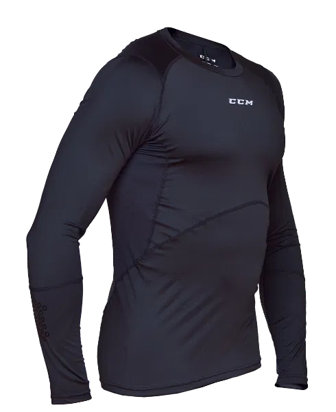 CCM Long Sleeve Compression Top With Gel