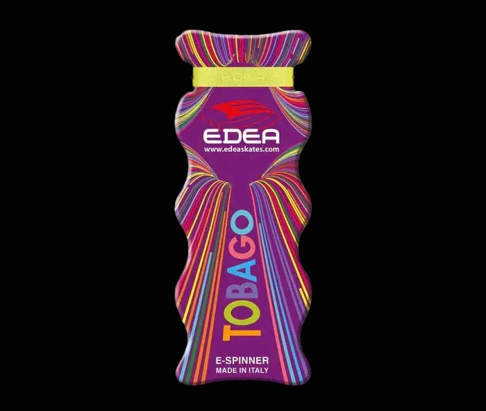 Edea E-Spinner with improved rocker and new axis for realistic spins, includes two jump bands.