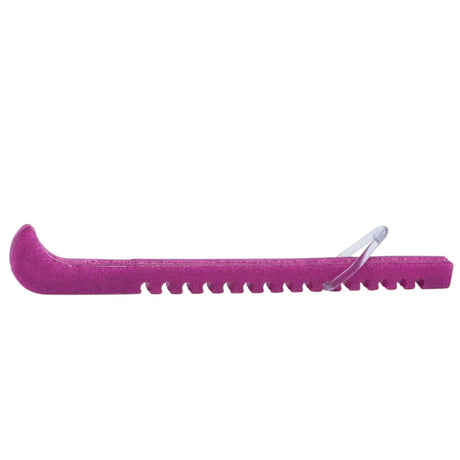 pink sparkle figure skate guards protecting figure skate blades