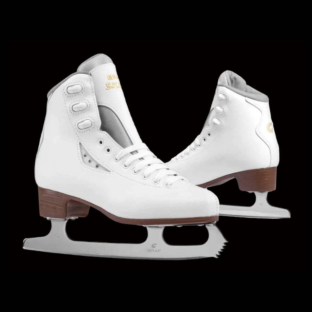 Graf Bolero Figure Ice Skates White