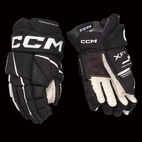 CCM Tack XF80 hockey gloves in black