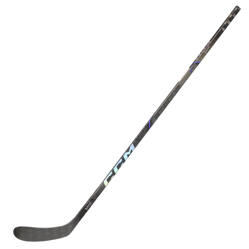 CCM Ribcor Trigger 9 Pro hockey stick with low kickpoint and carbon layering technology.