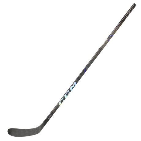 CCM Ribcor Trigger 9 Pro hockey stick with low kickpoint and carbon layering technology.