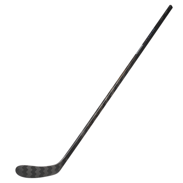 CCM XF Ghost limited edition ice hockey stick featuring pro mid kickpoint, F shaft geometry, and pro stiff blade in sleek black design