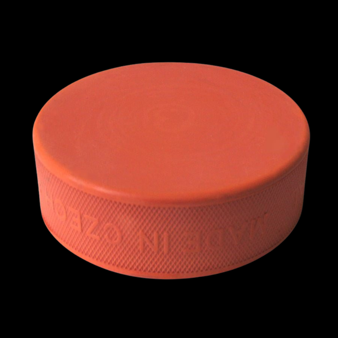 Ice Hockey Puck Orange 10oz
