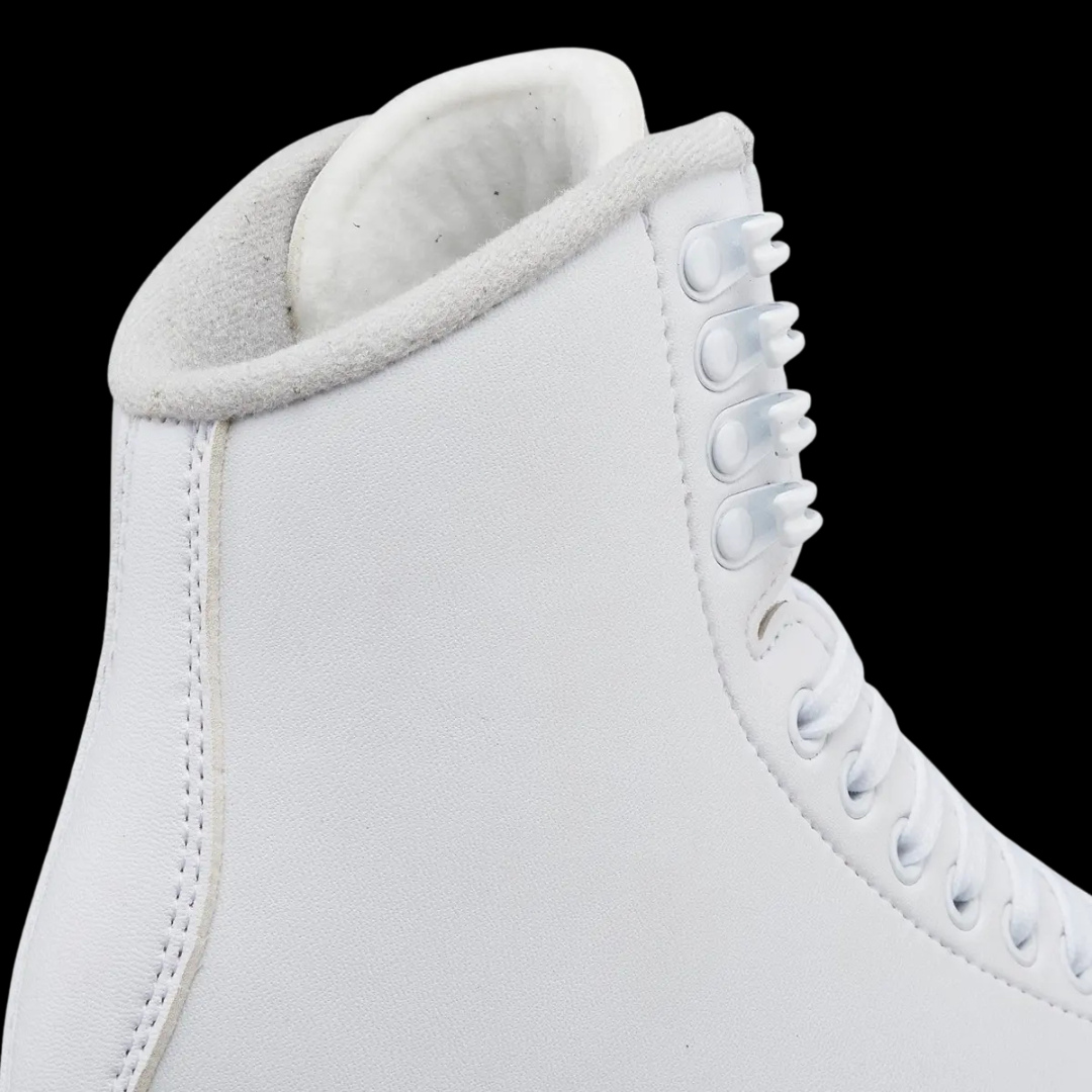 Jackson Classique JC200 figure skates - clean side profile showing full boot, heel block and Ultima Mark I blade