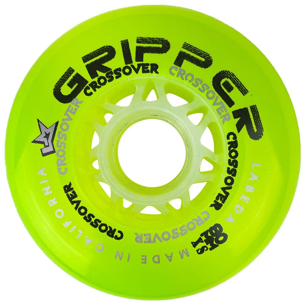 Labeda Gripper 76A X-Soft Clear Green Wheel (4PK)