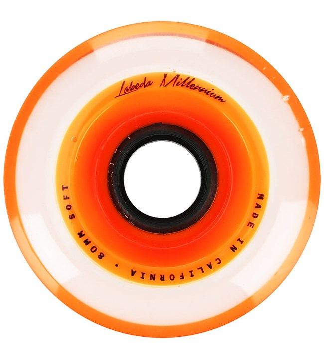Labeda Gripper Millenium 78A Soft Clear / Orange Signature Wheel (4PK)