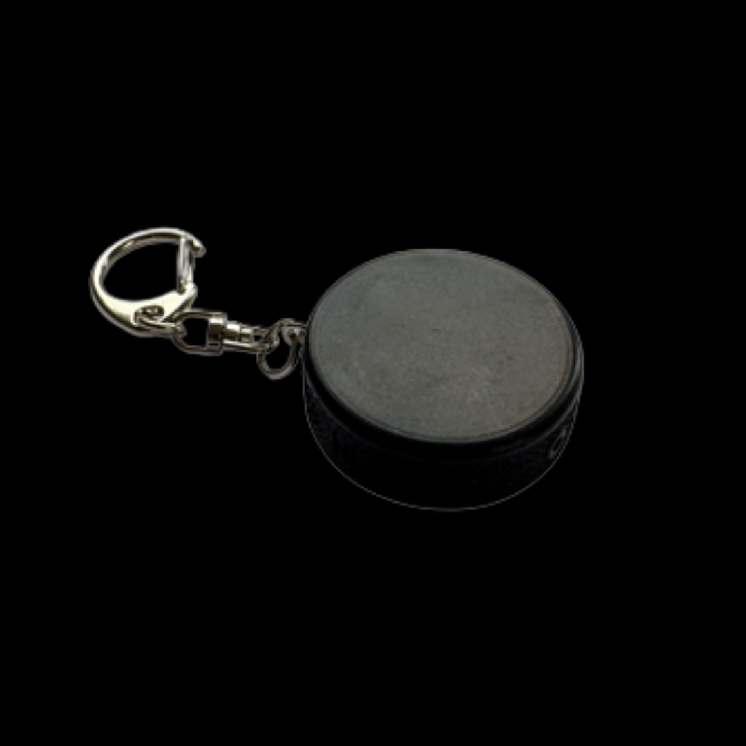 Mini Ice Hockey Puck Keyring (Blank)