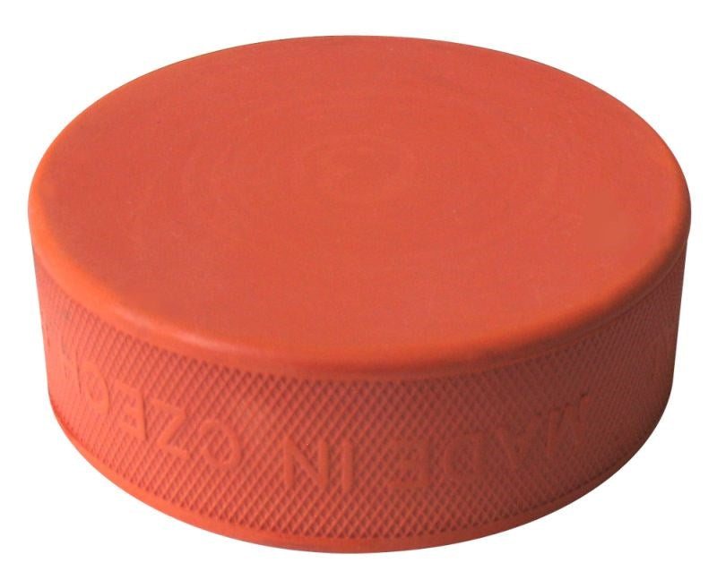 Ice Hockey Puck Orange 10oz