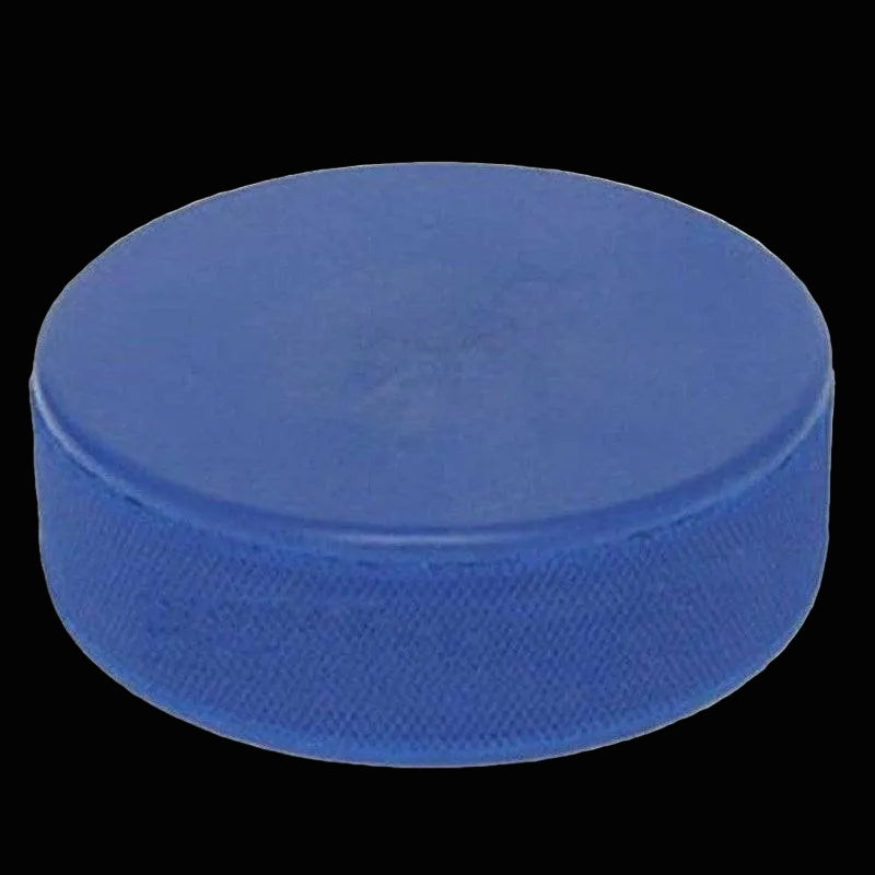Blue Hockey Puck