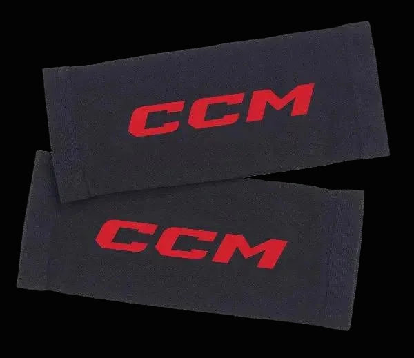 CCM Lace Bite Protector with soft polyester sleeve and ergonomic gel pad.