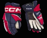 red white and blue hockey gloves