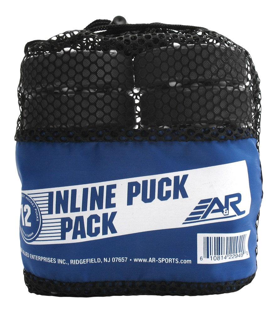 Black Inline Puck - 12 Pack