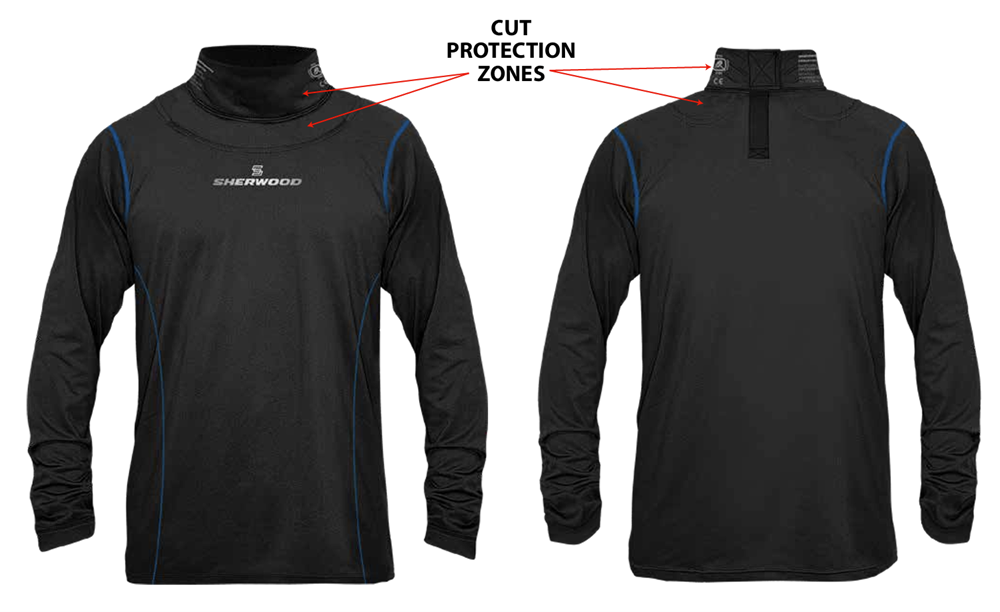Sherwood Neck Guard L/S Protector Top