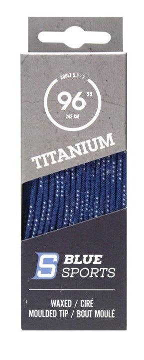Titanium Laces Waxed Royal