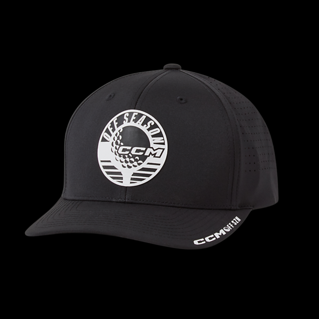 CCM Golf Perforated Snapback Black