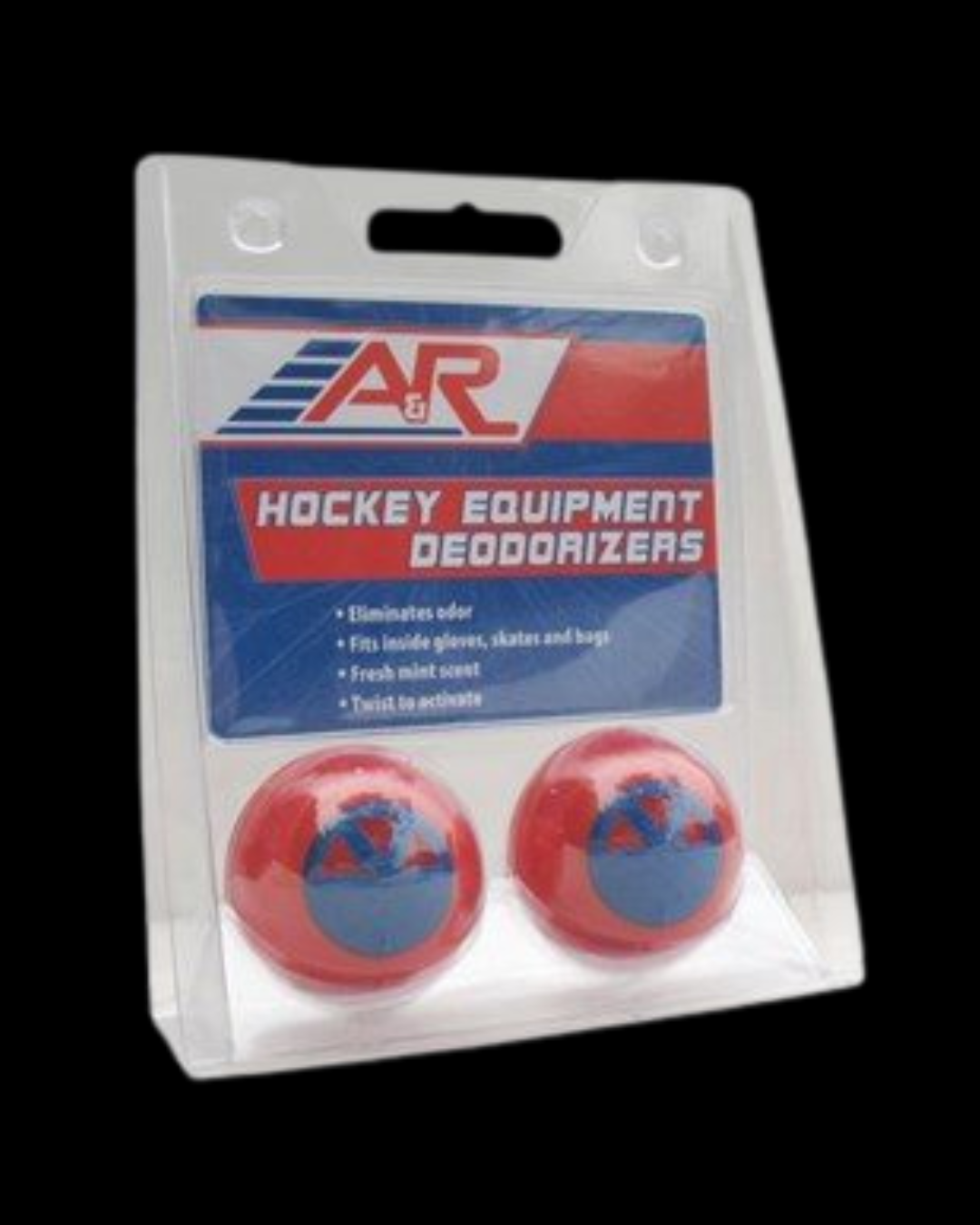 A&R Hockey Equipment De-Odourizer Balls - Fresh Mint Scent Pair