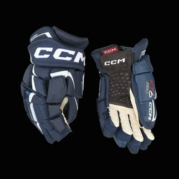 CCM Hockey Gloves Jetspeed FT6 Pro with AER-TEC thermoregulation technology.