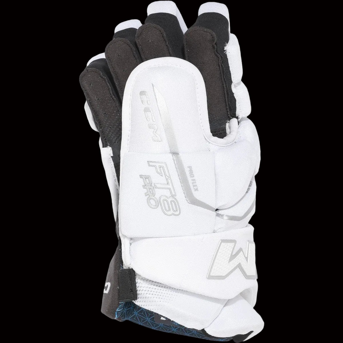 CCM Jetspeed FT8 Pro Hockey Gloves White Edition